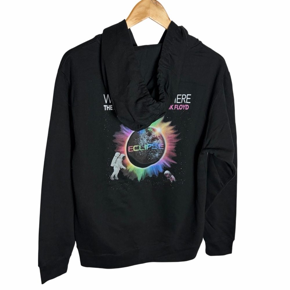 Wish you were here the sight & sounds of Pink Floyd unisex  zip front hoodie S